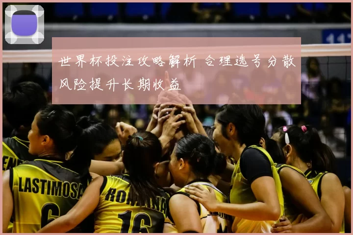 世界杯投注攻略解析 合理选号分散风险提升长期收益