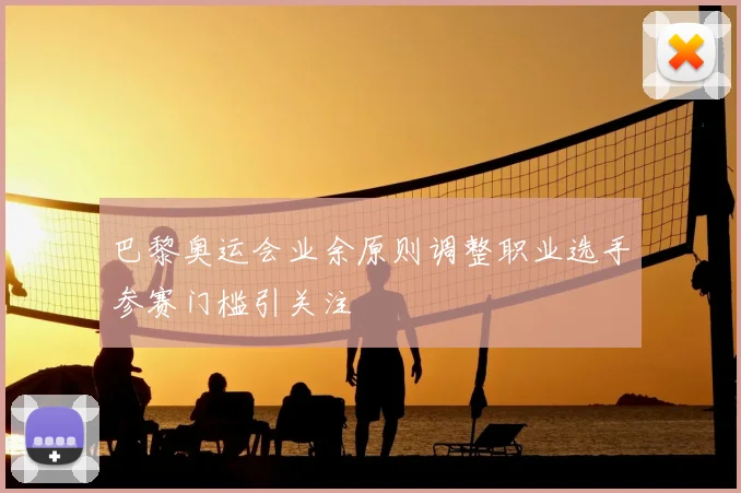 巴黎奥运会业余原则调整职业选手参赛门槛引关注